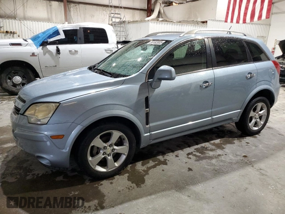 2014 Chevrolet Captiva Sport LT with VIN 3GNAL3EK5ES569456, listed as a Copart auction lot 55182005 with 112,678 mi miles and Clean Title. Bid and sale history available at carsss.com. Image 1.