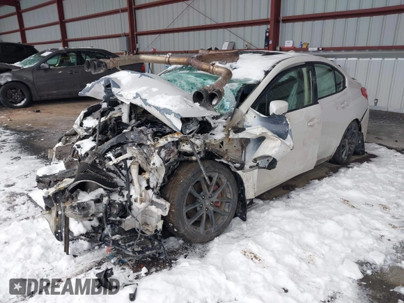 2018 Subaru WRX Premium with VIN JF1VA1C65J9809554, listed as a IAAI auction lot 41563805 with 111,103 mi miles. Bid and sale history available at carsss.com. Image 17.