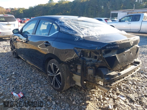 2021 Nissan Sentra SR with VIN 3N1AB8DV4MY331763, listed as a IAAI auction lot 40889192 with 46,867 mi miles and . Bid and sale history available at DreamBid. Image 3.