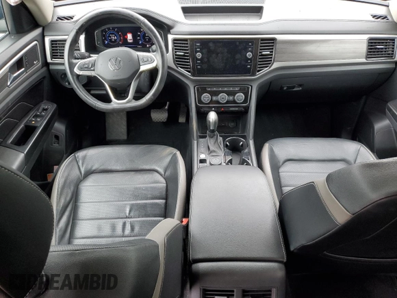 2021 Volkswagen Atlas SEL Premium with VIN 1V2TR2CA0MC532578, listed as a Copart auction lot 58321935 with 95,283 mi miles and Salvage title. Bid and sale history available at DreamBid. Image 8.