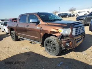 2016 Toyota Tundra 4WD Truck Platinum with VIN 5TFAW5F17GX518494, listed as a Copart auction lot 83022424 with 0 mi miles and Salvage Title. Bid and sale history available at carsss.com. Image 4.