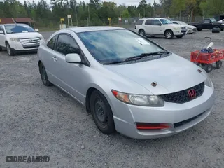 2010 Honda Civic Cpe LX with VIN 2HGFG1B60AH523854, listed as a IAAI auction lot 41953070 with 308,179 mi miles. Bid and sale history available at carsss.com. Image 1.