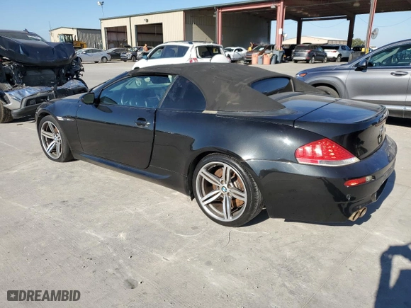 2007 BMW 6 Series M6 with VIN WBSEK93597CY78829, listed as a Copart auction lot 76952864 with 76,175 mi miles and Clean Title. Bid and sale history available at carsss.com. Image 2.