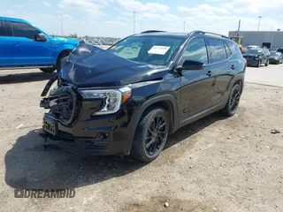 2024 GMC Terrain SLT with VIN 3GKALVEG5RL196049, listed as a IAAI auction lot 41771659 with 43,219 mi miles and . Bid and sale history available at carsss.com. Image 2.