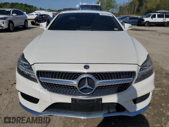 2016 Mercedes-Benz CLS 400 with VIN WDDLJ6FB2GA168531, listed as a Copart auction lot 52477305 with 113,716 mi miles and Salvage title. Bid and sale history available at DreamBid. Image 5.
