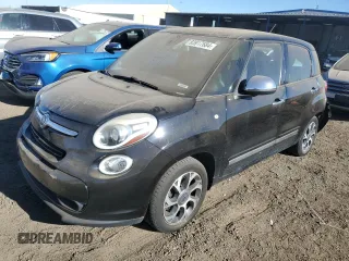 2014 FIAT 500L Lounge with VIN ZFBCFACH4EZ018056, listed as a Copart auction lot 83917684 with 151,664 mi miles and Salvage Title. Bid and sale history available at carsss.com. Image 1.