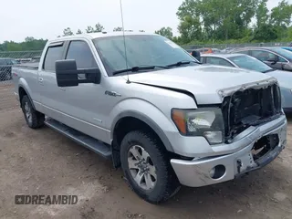 2011 Ford F-150 XLT with VIN 1FTFW1ET4BFA80484, listed as a IAAI auction lot 42465217 with 265,828 mi miles and . Bid and sale history available at DreamBid. Image 1.