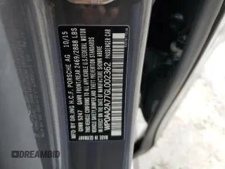 2016 Porsche Panamera 4 z VIN WP0AA2A77GL002362, wystawiony jako Copart lot #46124245 z przebiegiem 71 303 mil mil oraz Szkody całkowita. Historia ofert i sprzedaży dostępna na DreamBid. Obrazek 12.