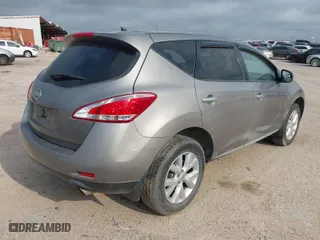 2012 Nissan Murano SL with VIN JN8AZ1MU3CW111709, listed as a IAAI auction lot 41622419 with 160,676 mi miles. Bid and sale history available at carsss.com. Image 4.