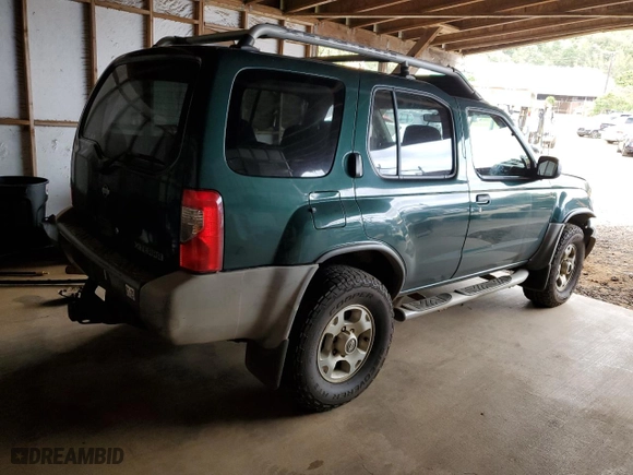 2000 Nissan Xterra XE with VIN 5N1ED28Y8YC567126, listed as a Copart auction lot 43042455 with 91,751 mi miles and Salvage Title. Bid and sale history available at carsss.com. Image 3.