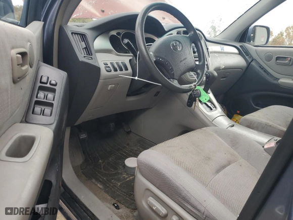 2006 Toyota Highlander with VIN JTEGP21A760125255, listed as a Copart auction lot 78737534 with 0 mi miles and Salvage Title. Bid and sale history available at carsss.com. Image 8.
