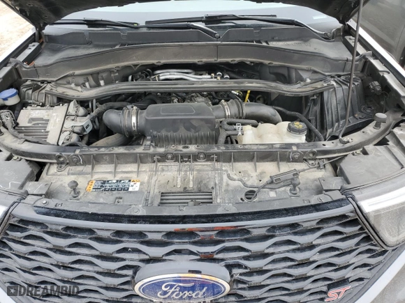 2021 Ford Explorer ST with VIN 1FM5K8GC3MGB79173, listed as a Copart auction lot 46247065 with 97,845 mi miles and Salvage Title. Bid and sale history available at carsss.com. Image 12.