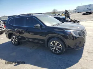 2022 Subaru Forester Limited with VIN JF2SKANC6NH430329, listed as a Copart auction lot 47896085 with 46,224 mi miles and Salvage Title. Bid and sale history available at carsss.com. Image 4.