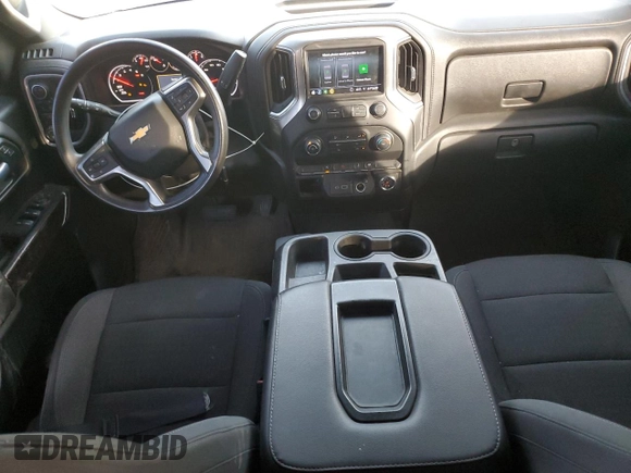 2020 Chevrolet Silverado 1500 LT with VIN 1GCRYDED1LZ201215, listed as a Copart auction lot 85584404 with 55,326 mi miles and Salvage Title. Bid and sale history available at carsss.com. Image 8.
