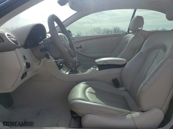 2003 Mercedes-Benz CLK-Class 3.2L with VIN WDBTJ65J03F060679, listed as a Copart auction lot 46507675 with 66,530 mi miles and Salvage Title. Bid and sale history available at carsss.com. Image 7.