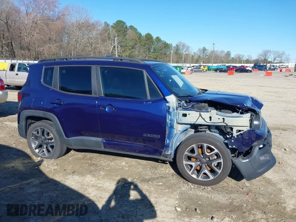 2018 Jeep Renegade Latitude with VIN ZACCJABB4JPJ03414, listed as a IAAI auction lot 41802992 with 83,160 mi miles and . Bid and sale history available at DreamBid. Image 14.