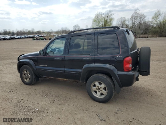2002 Jeep Liberty Limited with VIN 1J4GL58K12W185761, listed as a Copart auction lot 53367965 with 163,561 mi miles and Salvage Title. Bid and sale history available at carsss.com. Image 2.