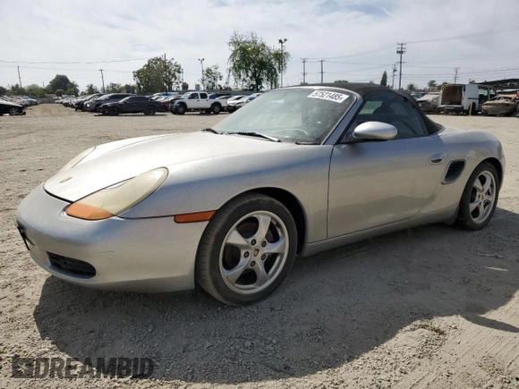 2002 Porsche Boxster z VIN WP0CA298X2U622776, wystawiony jako Copart lot #57521485 z przebiegiem 111 257 mil mil oraz Czysty tytuł • Clean title. Historia ofert i sprzedaży dostępna na DreamBid. Obrazek 1.