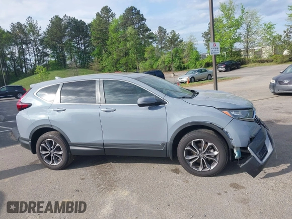 2020 Honda CR-V EX with VIN 7FARW2H51LE007051, listed as a IAAI auction lot 42071483 with 53,032 mi miles and . Bid and sale history available at DreamBid. Image 13.