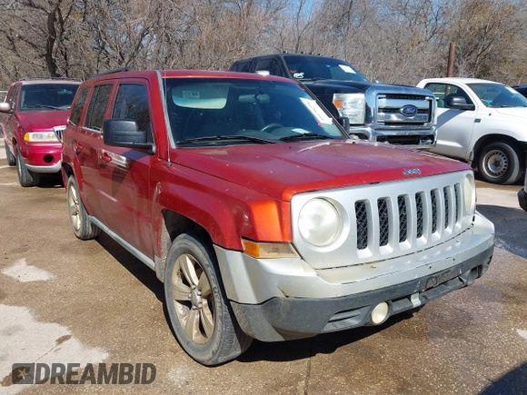 2010 Jeep Patriot Sport with VIN 1J4NT2GA3AD518535, listed as a IAAI auction lot 41638296 with 229,435 mi miles. Bid and sale history available at carsss.com. Image 1.