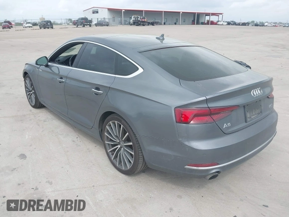 2018 Audi A5 Sportback Premium Plus with VIN WAUBNCF57JA067816, listed as a IAAI auction lot 41892476 with 68,945 mi miles and . Bid and sale history available at DreamBid. Image 3.