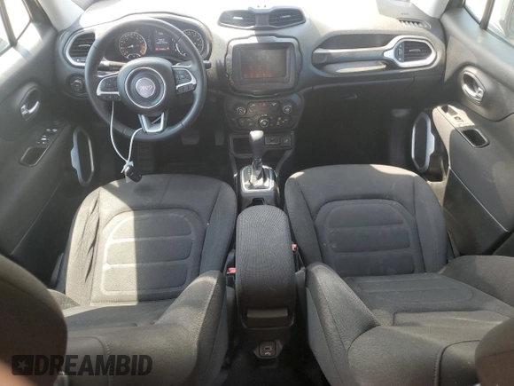 2018 Jeep Renegade Latitude with VIN ZACCJABB9JPJ37963, listed as a Copart auction lot 57336675 with 212,668 mi miles and Clean title. Bid and sale history available at DreamBid. Image 8.