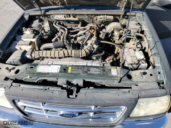 2002 Ford Ranger XL Fleet with VIN 1FTYR44U62PA36735, listed as a Copart auction lot 42587395 with 157,555 mi miles and Salvage Title. Bid and sale history available at carsss.com. Image 11.