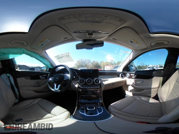 2021 Mercedes-Benz C 300 with VIN W1KWF8DBXMR608750, listed as a IAAI auction lot 41735468 with 20,712 mi miles and . Bid and sale history available at carsss.com. Image 18.