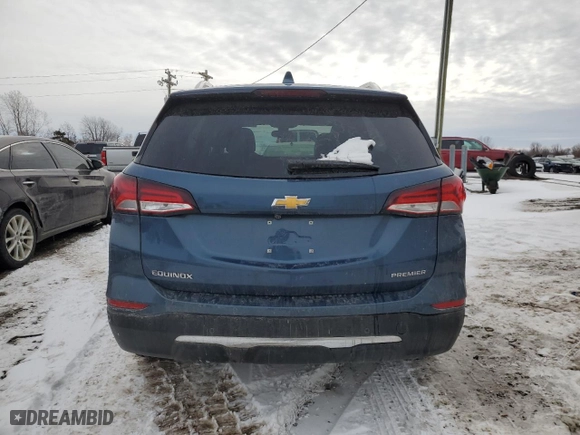 2024 Chevrolet Equinox Premier with VIN 3GNAXNEG7RL266965, listed as a Copart auction lot 42925145 with 9,109 mi miles and Clean Title. Bid and sale history available at carsss.com. Image 6.