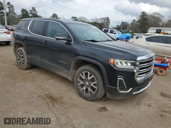 2021 GMC Acadia SLE with VIN 1GKKNKLA9MZ215439, listed as a Copart auction lot 44989935 with 54,035 mi miles and Salvage Title. Bid and sale history available at DreamBid. Image 4.