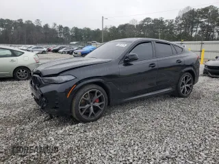 2024 BMW X6 xDrive40i with VIN 5UX33EX01R9S29270, listed as a Copart auction lot 43861375 with 0 mi miles and Salvage Title. Bid and sale history available at carsss.com. Image 1.