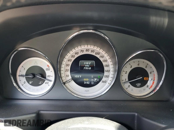 2014 Mercedes-Benz GLK 350 with VIN WDCGG5HB7EG197917, listed as a Copart auction lot 63002954 with 77,018 mi miles and Salvage Title. Bid and sale history available at DreamBid. Image 9.