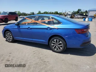 2024 Volkswagen Jetta S with VIN 3VW5M7BU0RM018413, listed as a Copart auction lot 55942274 with 3,555 mi miles and Salvage title. Bid and sale history available at DreamBid. Image 2.