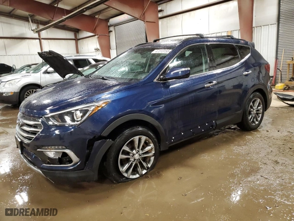 2018 Hyundai Santa Fe Sport Limited with VIN 5XYZUDLA6JG537734, listed as a Copart auction lot 47313155 with 109,611 mi miles and Clean Title. Bid and sale history available at carsss.com. Image 1.