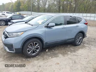 2020 Honda CR-V EX with VIN 7FARW2H51LE010421, listed as a IAAI auction lot 41861502 with 24,261 mi miles. Bid and sale history available at carsss.com. Image 6.