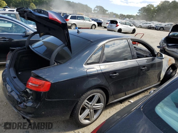 2013 Audi S4 Premium Plus with VIN WAUBGAFL9DA102972, listed as a Copart auction lot 74318964 with 0 mi miles and Salvage Title. Bid and sale history available at carsss.com. Image 3.