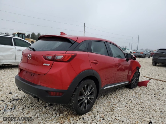 2017 Mazda CX-3 Grand Touring with VIN JM1DKFD79H0162503, listed as a Copart auction lot 44717205 with 102,013 mi miles and Salvage Title. Bid and sale history available at carsss.com. Image 3.