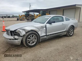 2005 Ford Mustang Deluxe z VIN 1ZVHT80N955249439, wystawiony jako Copart lot #55536255 z przebiegiem 118 984 mil mil oraz Szkoda całkowita • Salvage title. Historia ofert i sprzedaży dostępna na DreamBid. Obrazek 1.