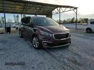 2016 Kia Sedona SX-L with VIN KNDME5C18G6145637, listed as a Copart auction lot 46602575 with 158,177 mi miles and Salvage Title. Bid and sale history available at carsss.com. Image 11.