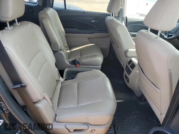 2018 Honda Pilot Elite with VIN 5FNYF6H03JB019900, listed as a Copart auction lot 57497235 with 60,358 mi miles and Salvage title. Bid and sale history available at DreamBid. Image 11.