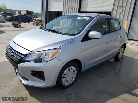 2024 Mitsubishi Mirage ES with VIN ML32AUHJ3RH016852, listed as a Copart auction lot 54159855 with 14,059 mi miles and Clean Title. Bid and sale history available at carsss.com. Image 1.