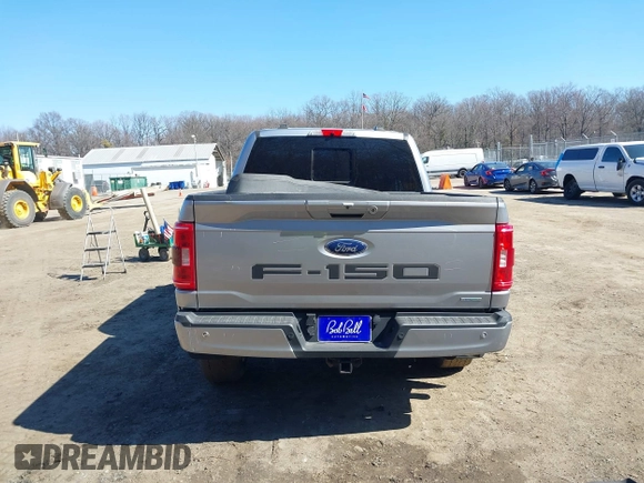 2021 Ford F-150 XL with VIN 1FTFW1E87MFA22562, listed as a IAAI auction lot 41686127 with 43,726 mi miles. Bid and sale history available at carsss.com. Image 16.