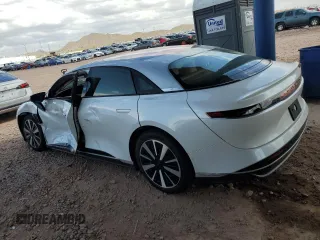 2023 Lucid Air Touring with VIN 50EA1TEA6PA004669, listed as a Copart auction lot 51686075 with 0 mi miles and Salvage Title. Bid and sale history available at carsss.com. Image 2.