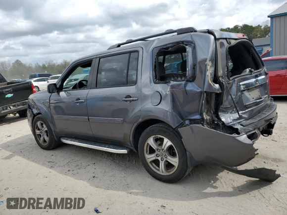 2014 Honda Pilot EX-L with VIN 5FNYF3H70EB002490, listed as a Copart auction lot 47778195 with 164,911 mi miles and Salvage Title. Bid and sale history available at carsss.com. Image 2.