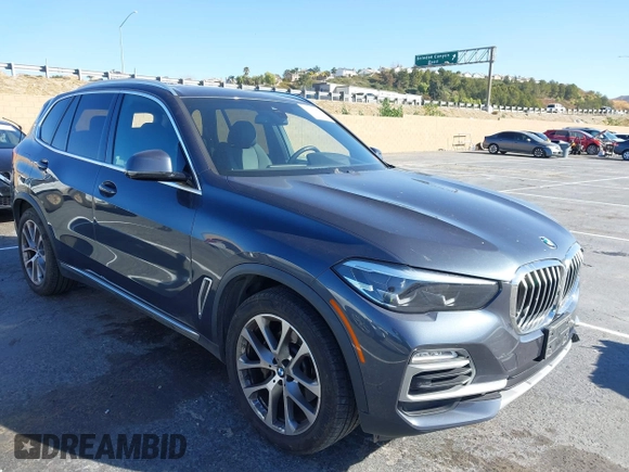 2021 BMW X5 sDrive40i with VIN 5UXCR4C00M9F94906, listed as a IAAI auction lot 41359872 with 37,161 mi miles. Bid and sale history available at carsss.com. Image 1.