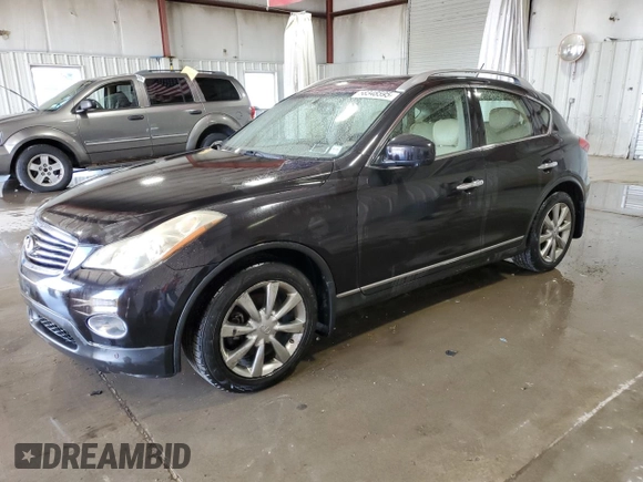 2012 Infiniti EX Journey z VIN JN1AJ0HRXCM451506, wystawiony jako Copart lot #58348595 z przebiegiem Nie podano mil oraz Szkoda całkowita • Salvage title. Historia ofert i sprzedaży dostępna na DreamBid. Obrazek 1.
