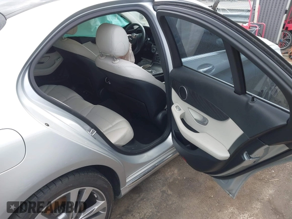 2017 Mercedes-Benz C 300 with VIN WDDWF4JB0HR221658, listed as a IAAI auction lot 40608119 with Not Provided miles and . Bid and sale history available at carsss.com. Image 8.