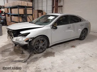 2012 Nissan Maxima 3.5 S with VIN 1N4AA5AP3CC825078, listed as a IAAI auction lot 41626280 with 243,903 mi miles. Bid and sale history available at carsss.com. Image 2.