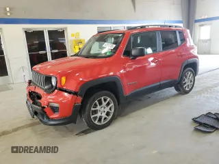 2023 Jeep Renegade Latitude с VIN ZACNJDB15PPP13722, выставлен на аукционе Copart как лот 62512705 с пробегом 38 950 миль миль и Списание • Salvage title. История ставок и продаж доступна на DreamBid. Изображение 1.