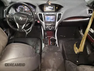 2016 Acura TLX Tech with VIN 19UUB1F55GA013465, listed as a Copart auction lot 86025724 with 28,148 mi miles and Salvage Title. Bid and sale history available at carsss.com. Image 8.